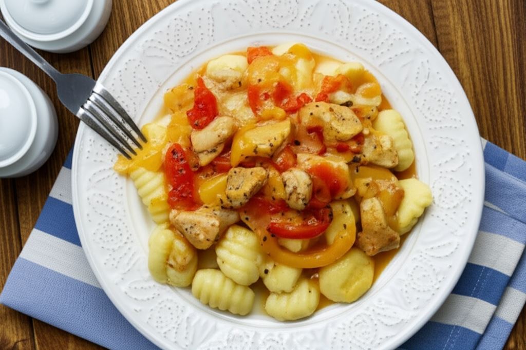 Potrawka z kurczakiem i papryką