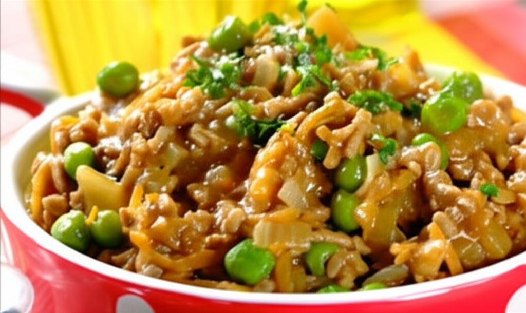 Potrawka z ryżem i wieprzowiną