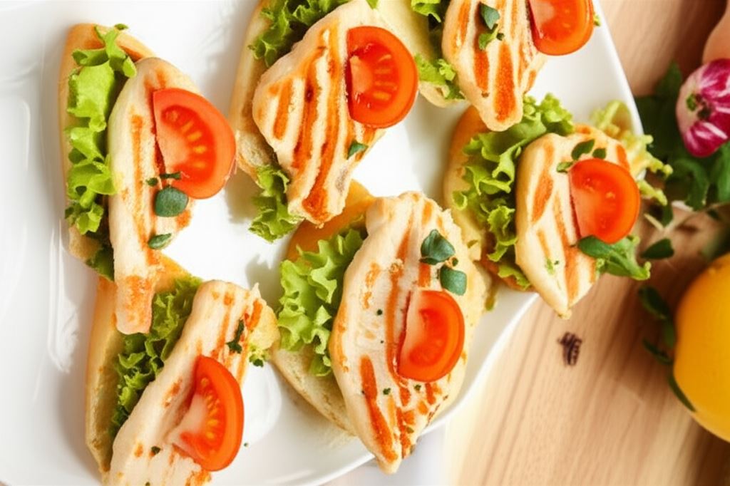 Przekąska z grillowanego indyka