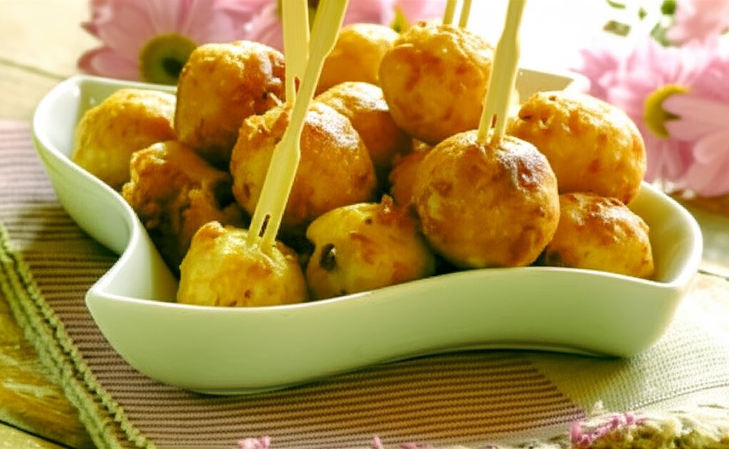 Przekąska z sera halloumi i chorizo