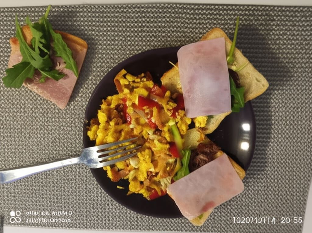 Jajecznica na boczku