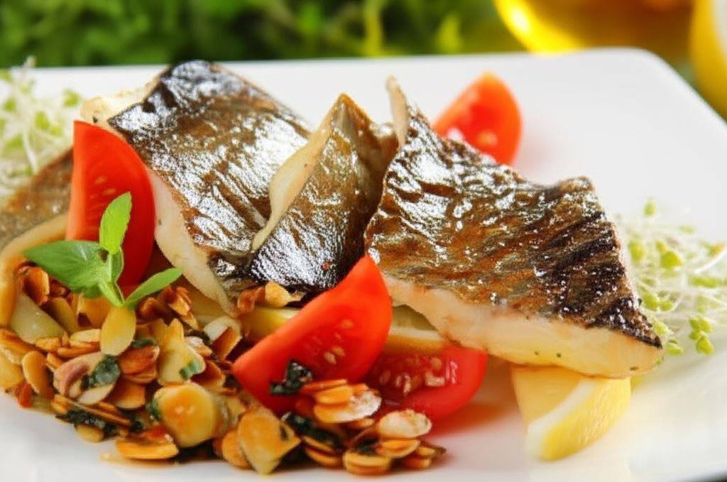 Pstrąg w migdałach