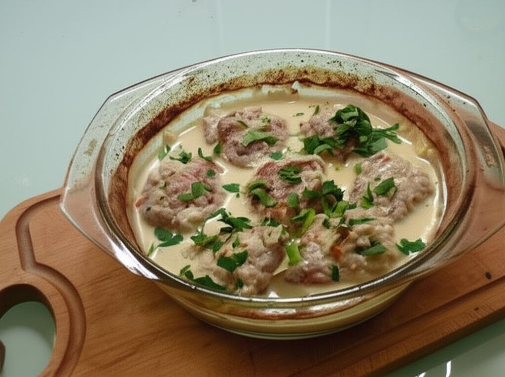 Pulpety w sosie chrzanowym