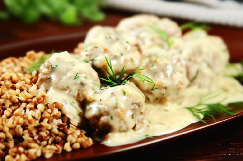 Pulpety w sosie koperkowym