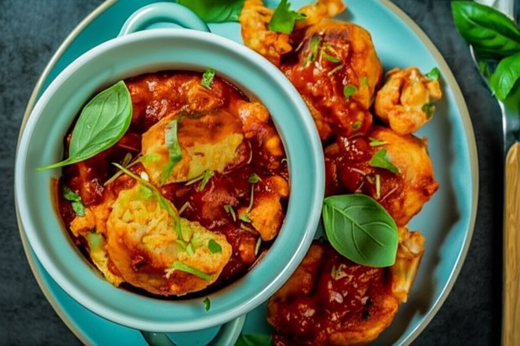 Pulpety warzywne w sosie pomidorowym