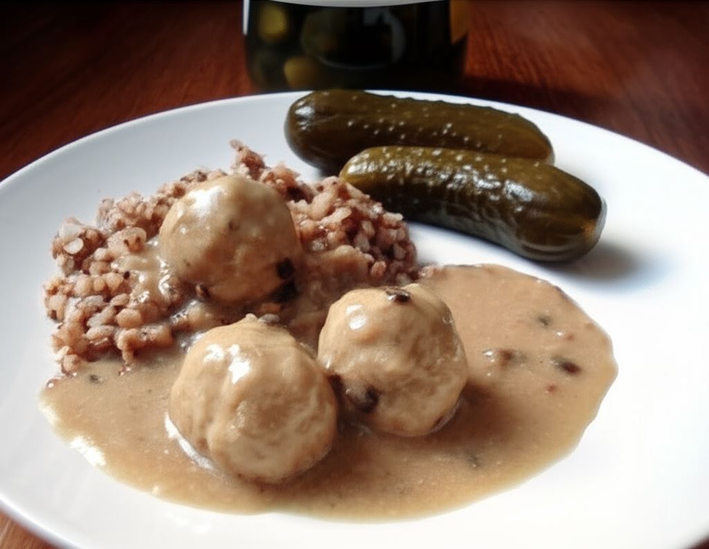 Pulpety wieprzowe w sosie borowikowym