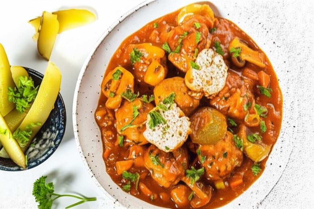 Pulpety wieprzowe z pieczarkami