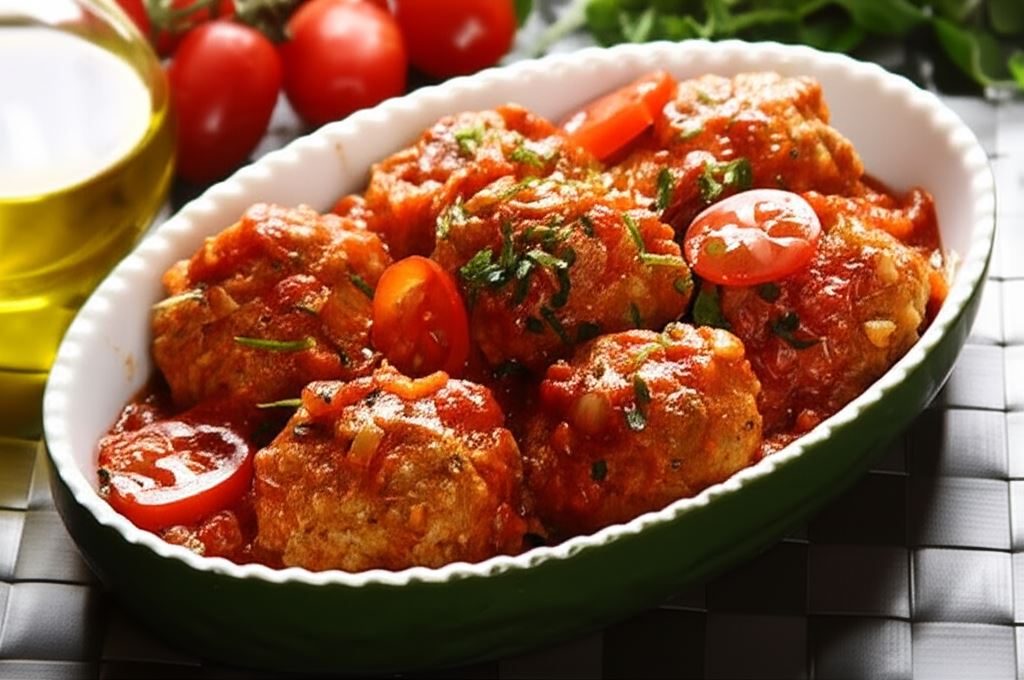 Pulpety z indyka w sosie pomidorowym
