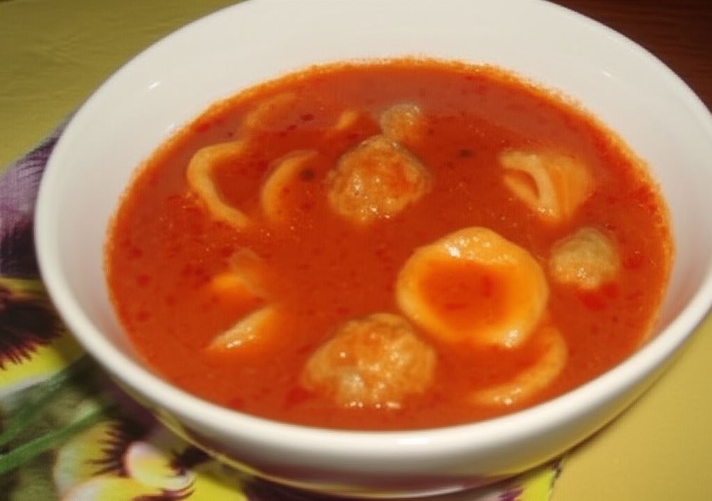 Pulpety z makaronem w sosie pomidorowym