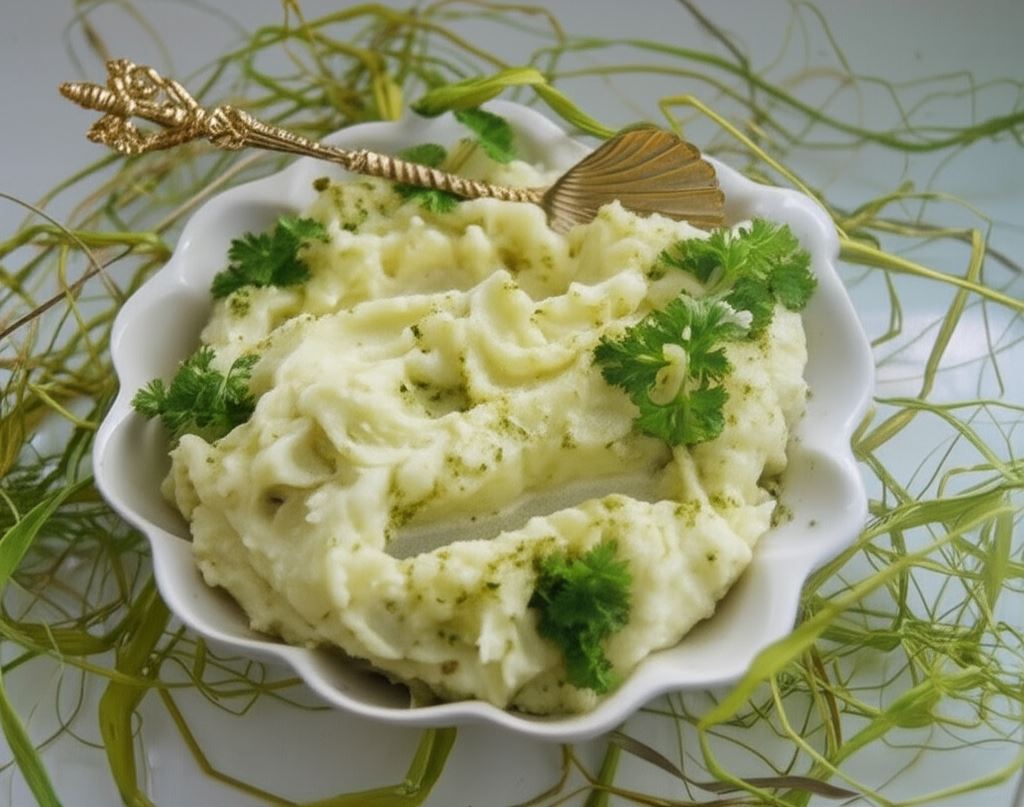 Puree z kwaśną śmietaną na bulionie