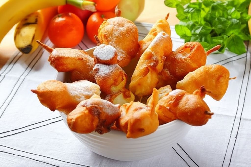 Puszyste placki z owocami