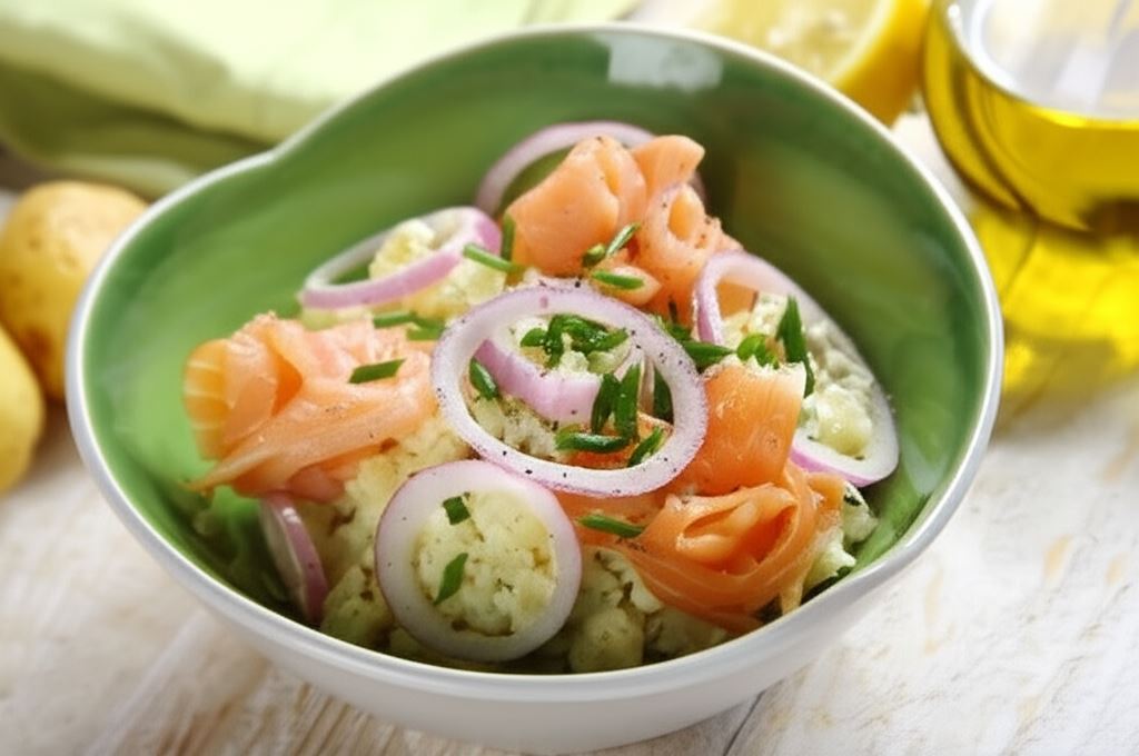 Pyszna sałatka z ziemniakami