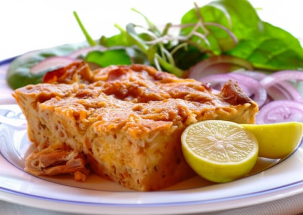Pyszna zapiekanka z tuńczyka