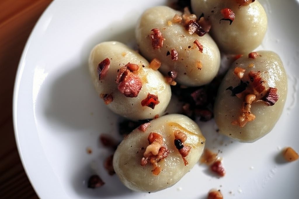 Pyzy z serem cebulkowym