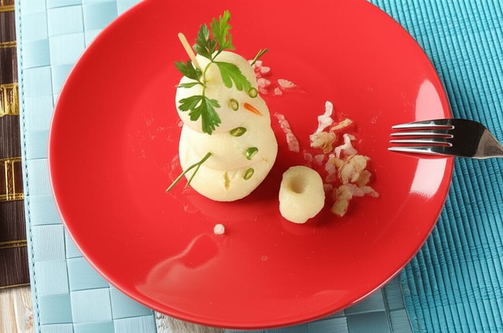 Pyzy ziemniaczane z mięsnym nadzieniem