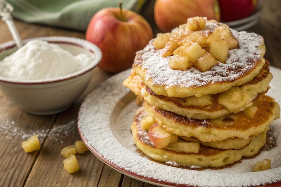 Racuchy z jabłkami dla dzieci