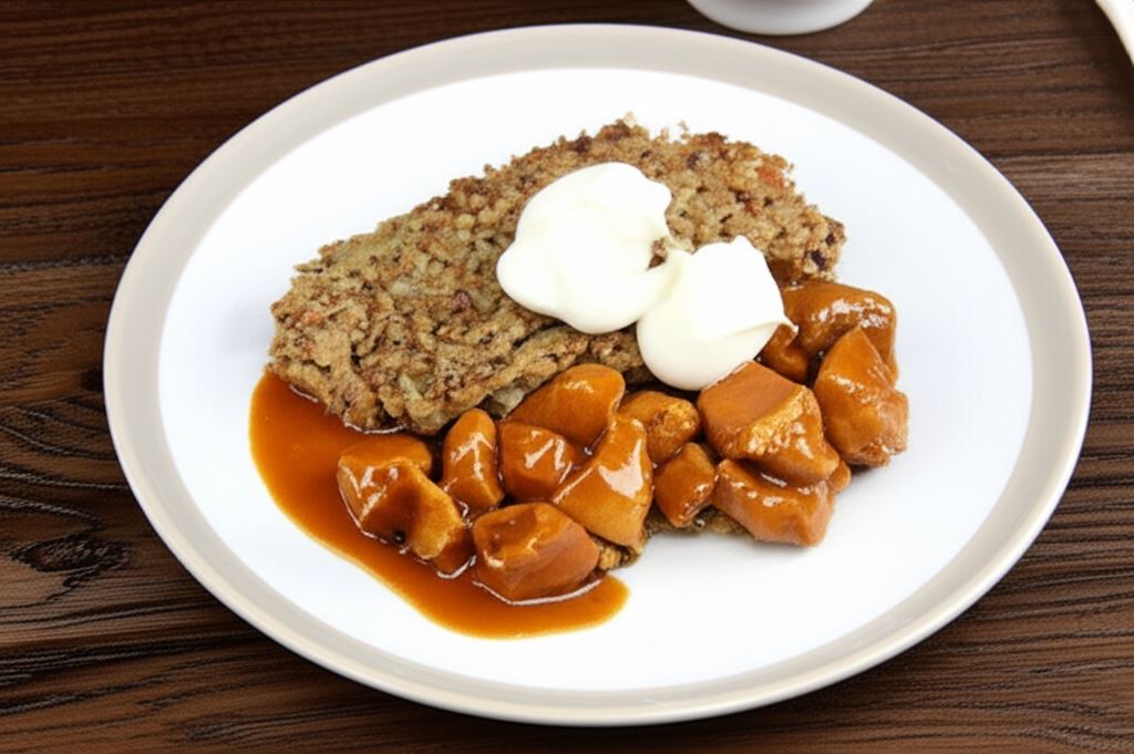 Racuchy z kaszy gryczanej z gulaszem