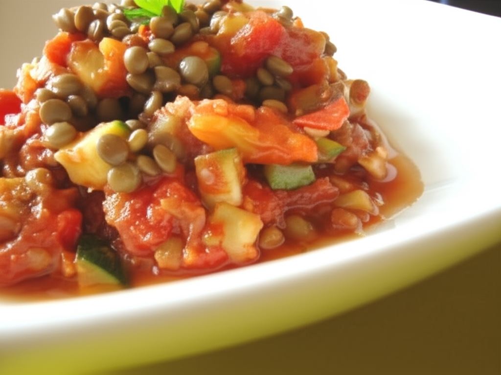 Ratatuj z soczewicą