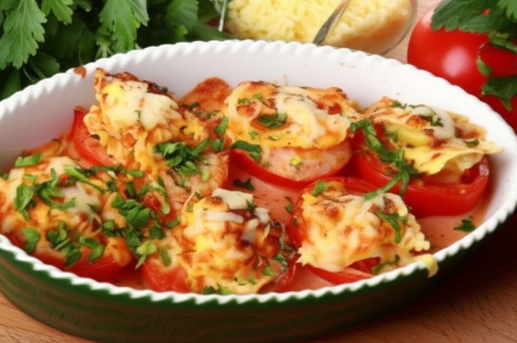 Ravioli w pomidorach