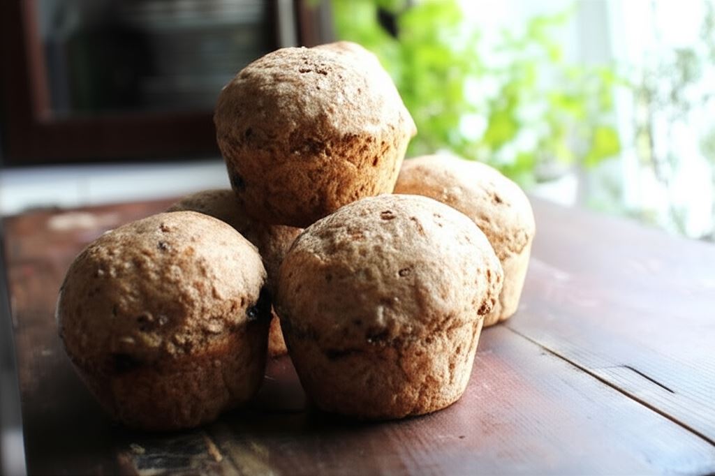 Razowe bułeczki czosnkowe