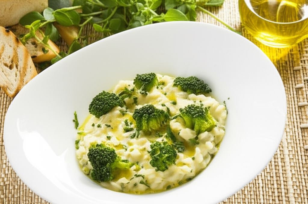 Risotto z brokułami