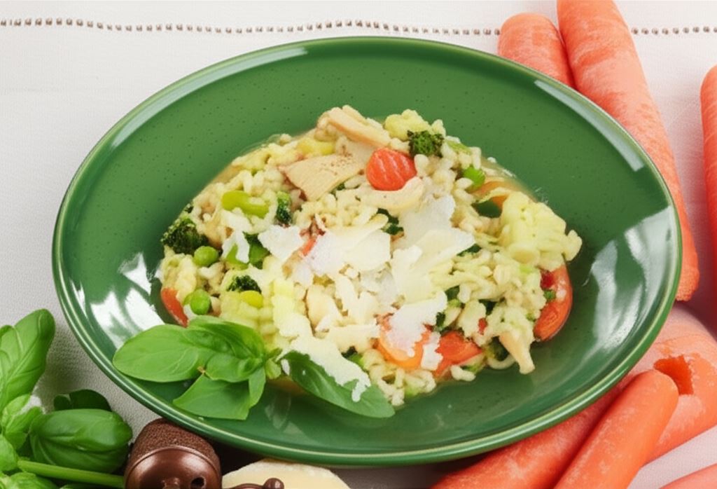 Risotto z kurczakiem i warzywami