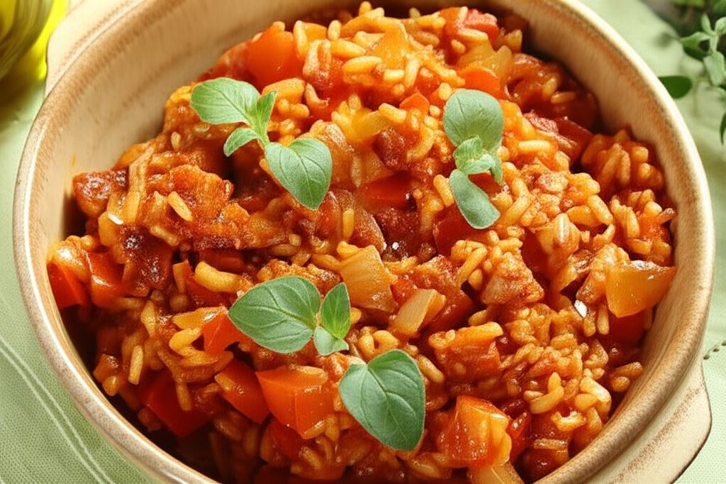 Risotto z pomidorami