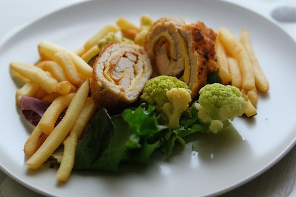 Roladki z kurczaka z kurkami