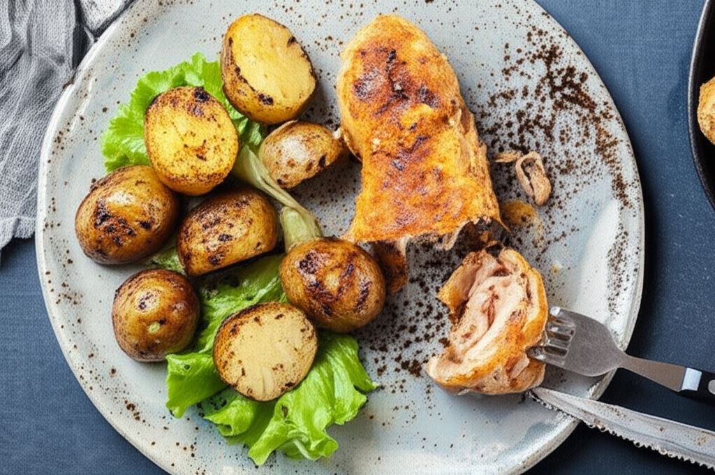 Roladki z schabu z oscypkiem i żurawiną