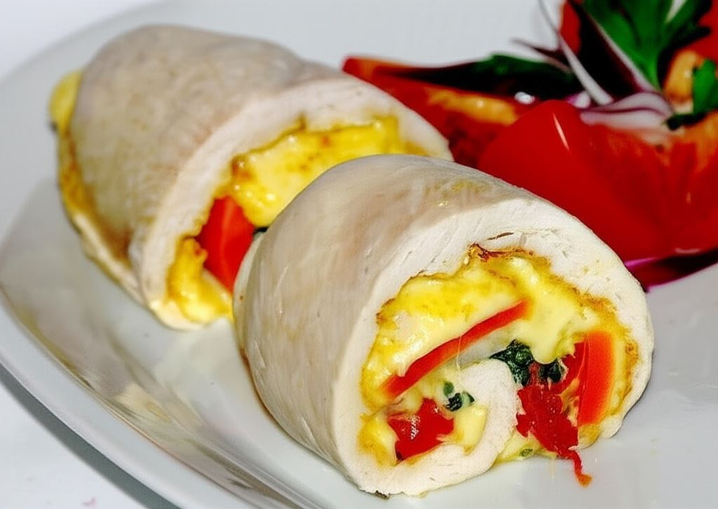 Roladki z serem i marchewką