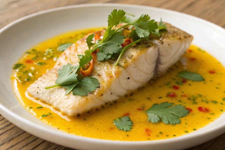 Ryba maślana w orientalnym sosie cytrynowym