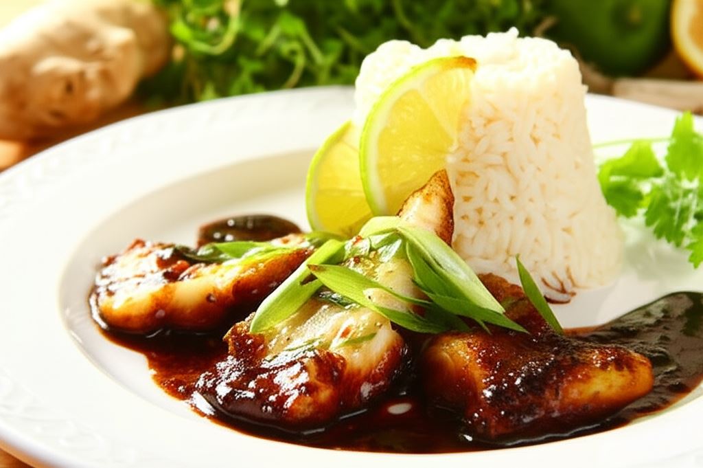 Ryba smażona z imbirem