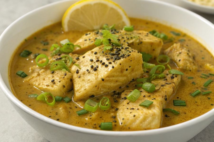 Ryba w potrawce curry