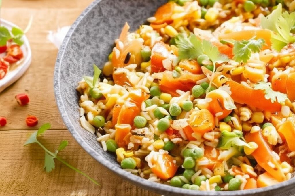 Ryż po meksykańsku z warzywami