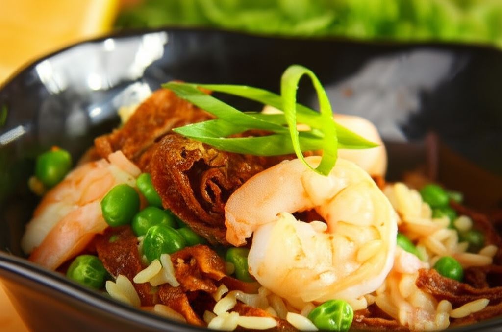 Ryż smażony z krewetkami