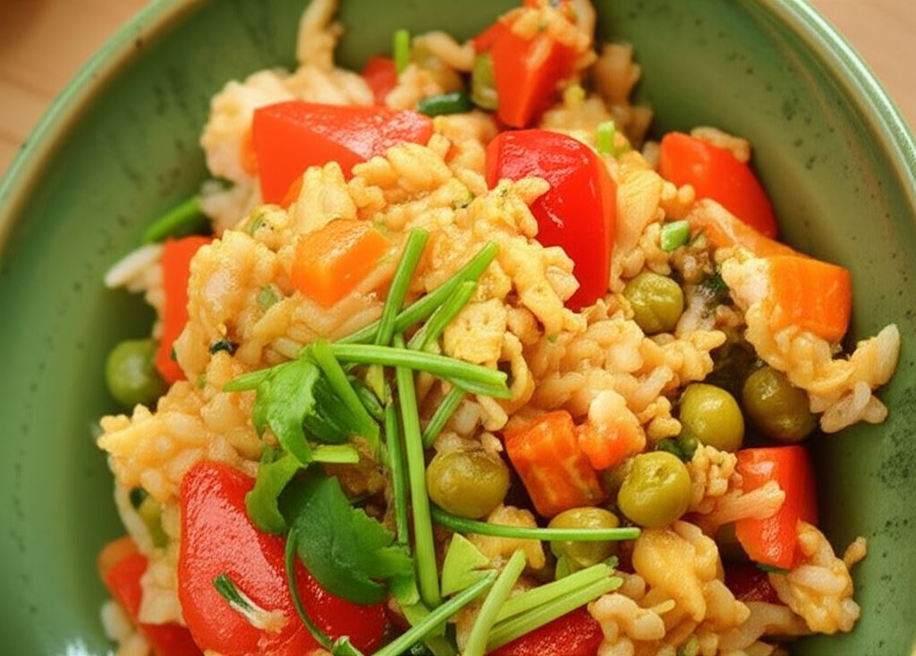 Ryż smażony z warzywami