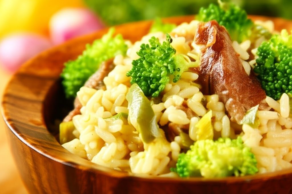 Ryż z mięsem i warzywami