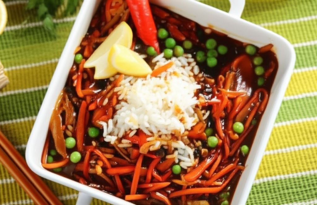 Ryż z warzywami po chińsku