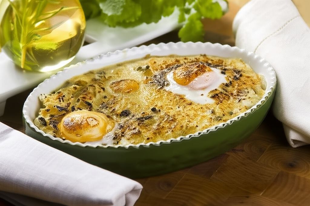 Ryż zapiekany z jajkami