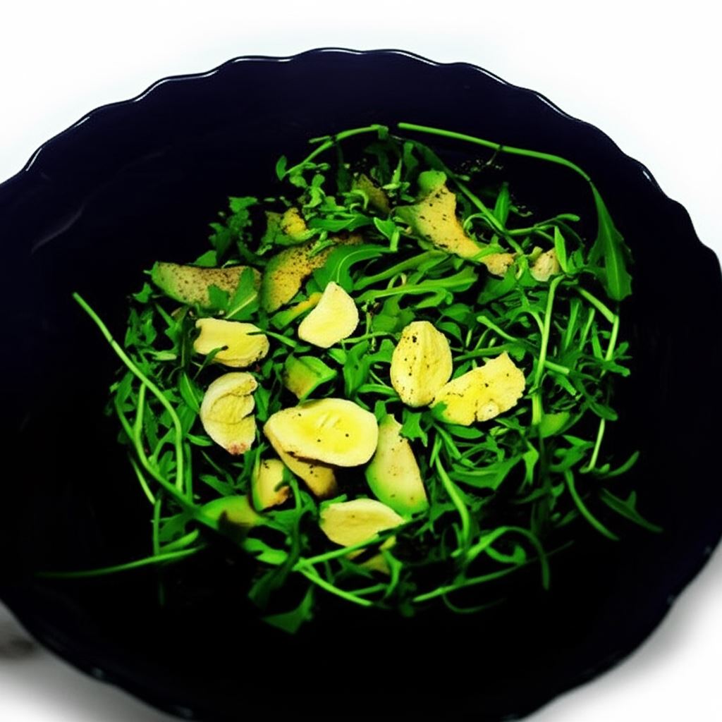 Sałata z rukoli i awokado