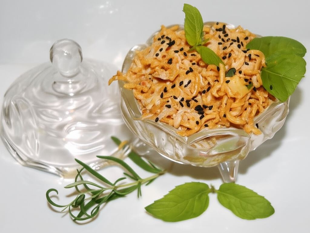 Sałatka Amore pomidore z szynką i bazylią