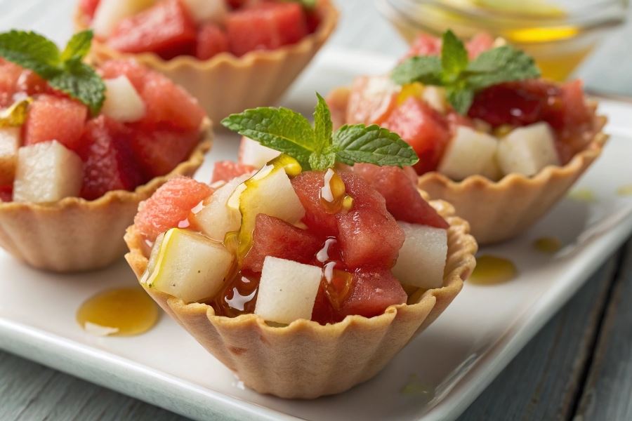 Sałatka arbuzowo- gruszkowa