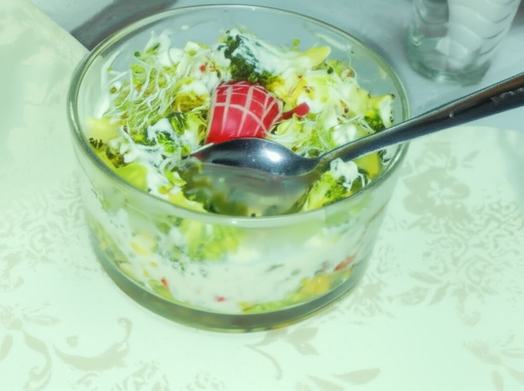 Sałatka brokułowa z kiełkami
