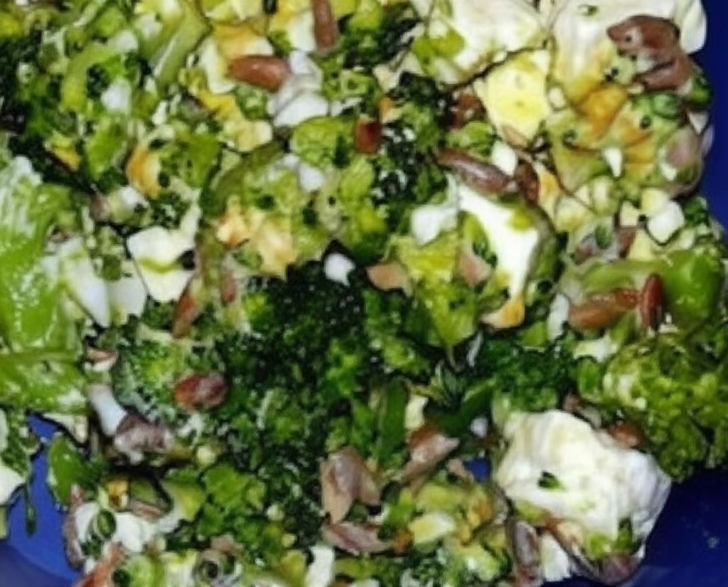 Sałatka brokułowa z serem feta