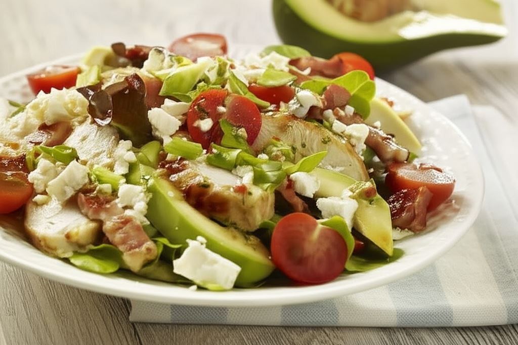 Sałatka Cobb z kurczakiem