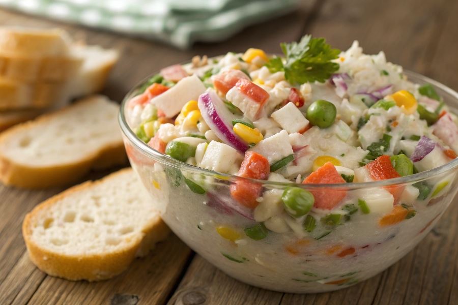 Sałatka krabowo-warzywna