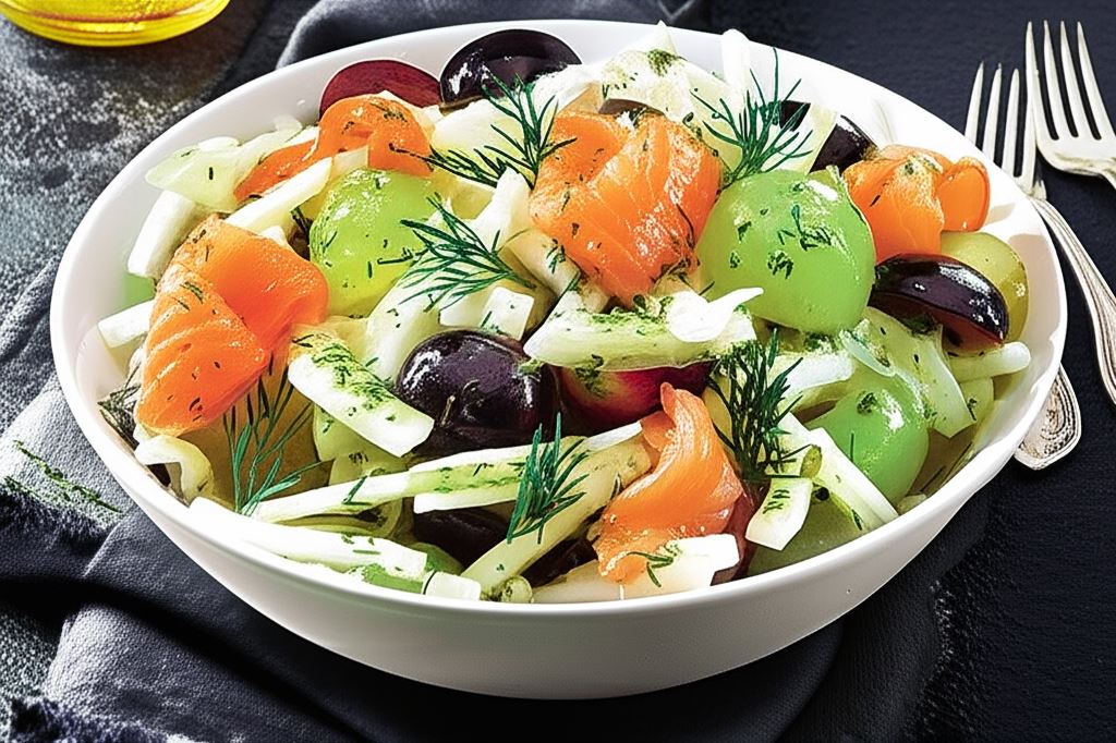 Sałatka łososiowy przysmak