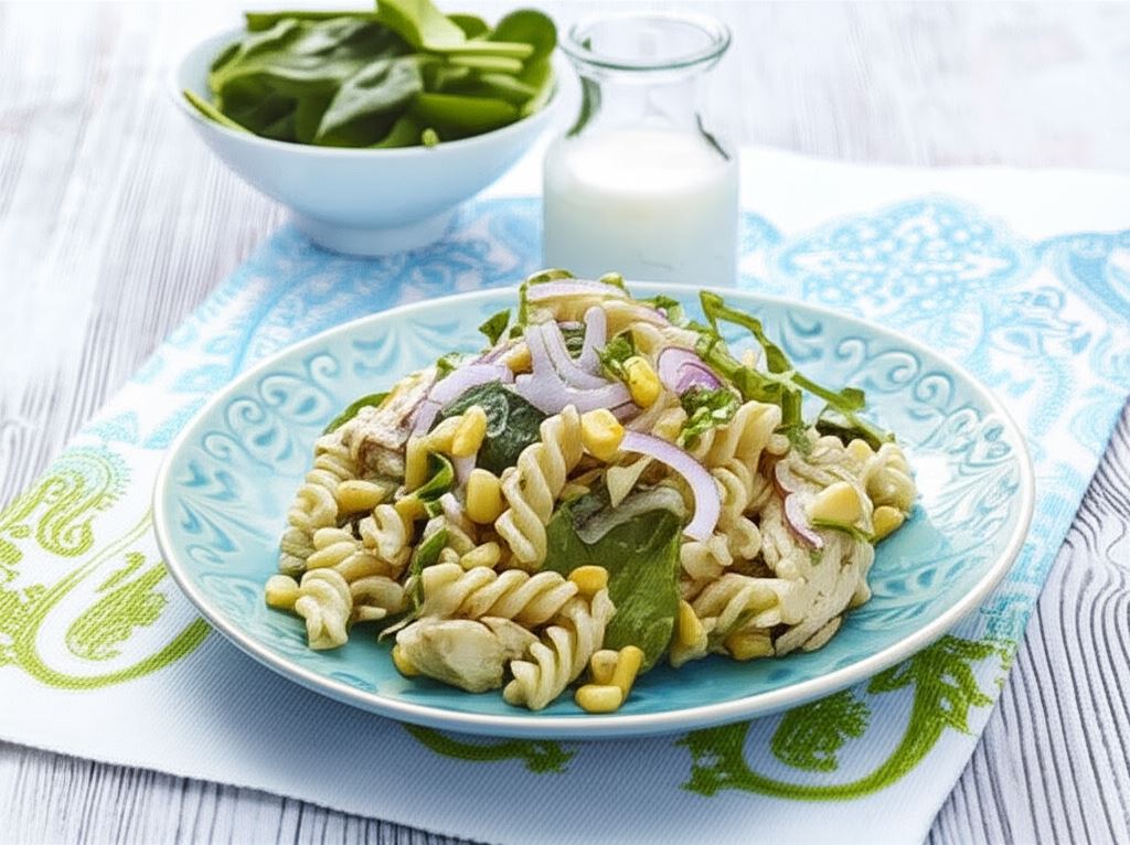 Sałatka makaronowa z curry