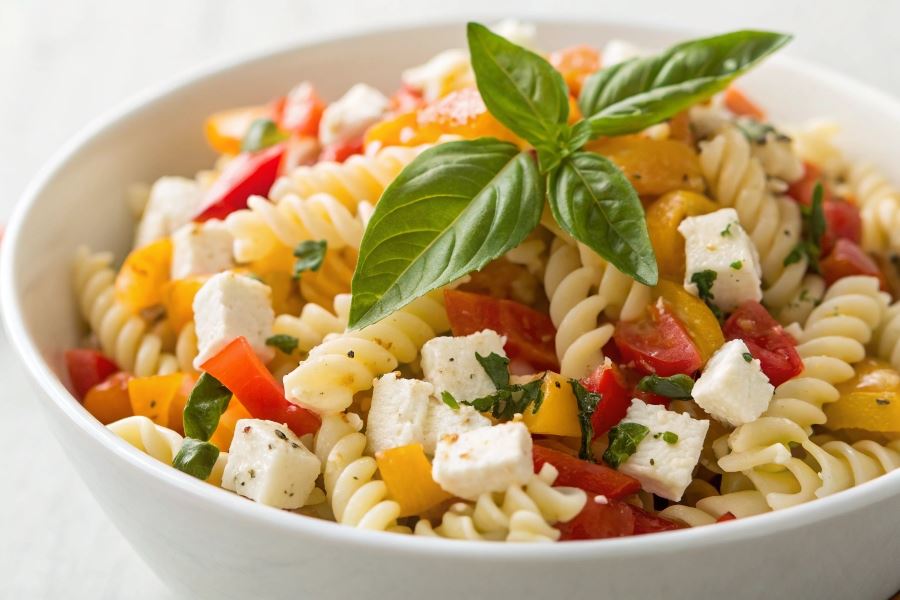 Sałatka makaronowa z fetą