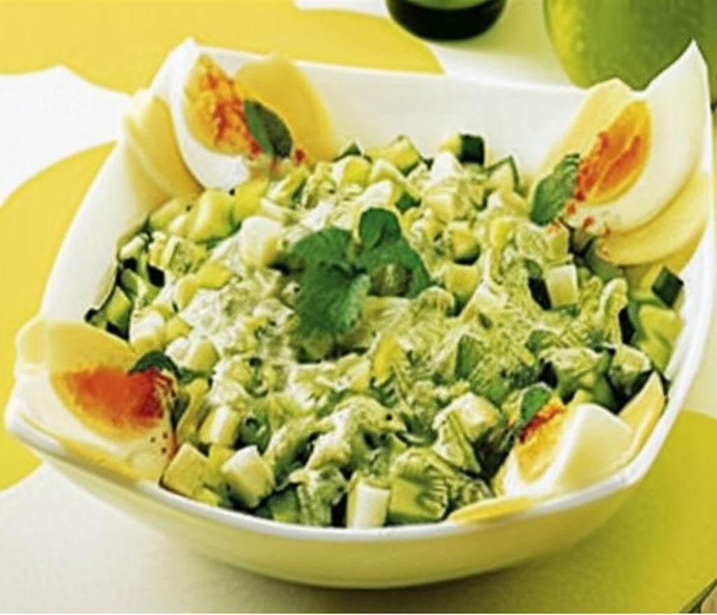 Sałatka ogórkowo - imbirowa